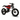 Electric bicycle with red and black design, featuring large tires and modern frame, from the Golden Cycles collection.