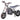 BurroMax TT1000R Electric Mini Bike in white, featuring robust frame, powerful 1000W motor, LED headlight, sturdy wheels, and disc brakes