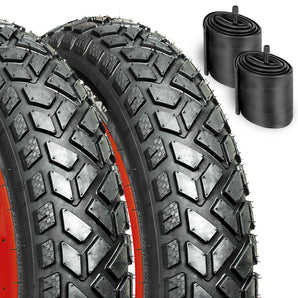 HEB ALLSCAPE® Fat Tire SET of 2 Tires and 2 Tubes  available in 2 Sizes. 20" x 4" and 26" x 4"