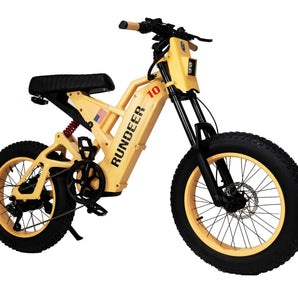 Rundeer Attack10 Off Road Electric Bike with 1000W motor and fat tires.