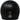 GDM REBEL Retro Matte Black Motorcycle Helmet with DOT FMVSS-218 Certification and Bluetooth 4.1 headset