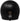 GDM REBEL Retro Matte Black Motorcycle Helmet with DOT FMVSS-218 Certification and Bluetooth 4.1 headset