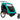 Burley Encore X Child Trailer: Turquoise