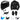GDM Motorcycle Protective Gear Bundle: Helmet, Jacket, Gloves, Bluetooth Intercom, Shields - Starter Connect Pack