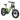 Cyrusher Quest 20-inch step-through e-bike with mid-drive motor, full suspension, 4.0" fat tires, and vibrant green frame.