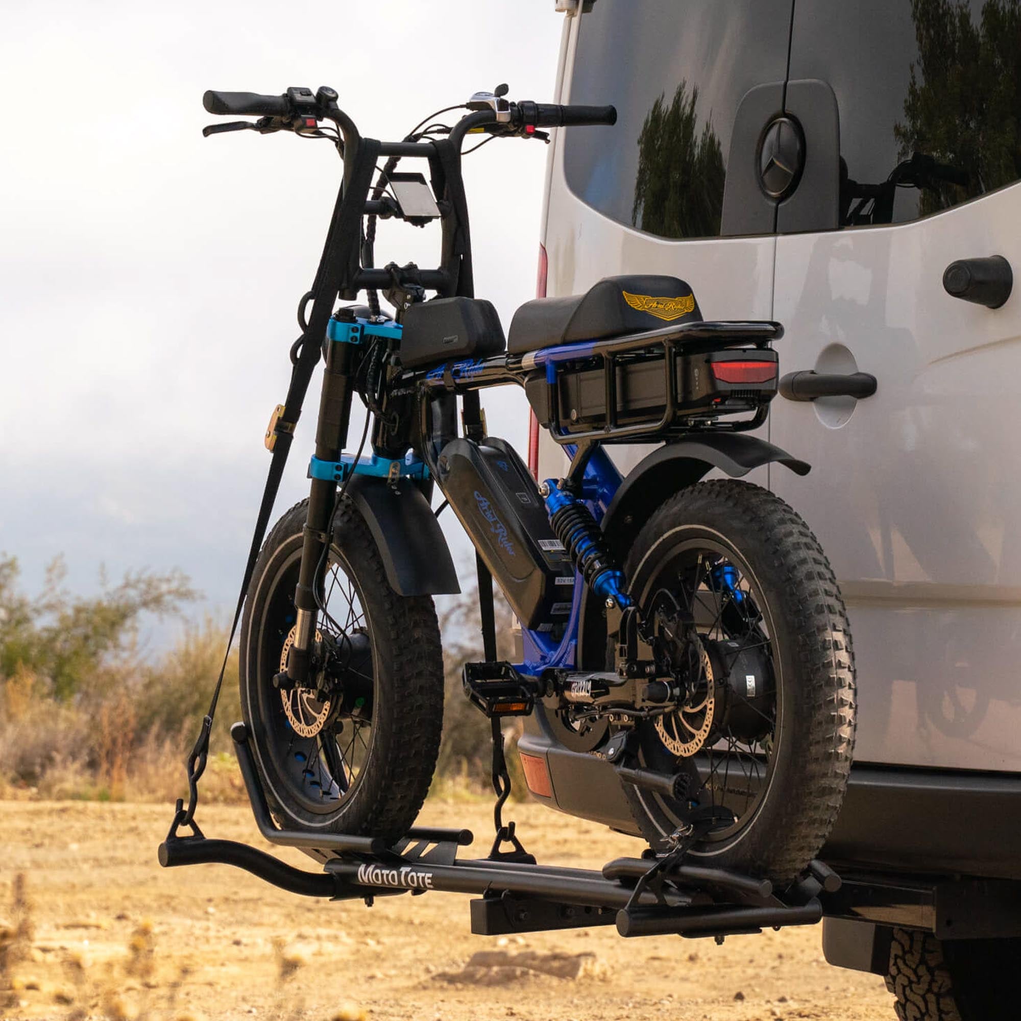 Mini Electric Bike Rack & Tie Downs Bundle