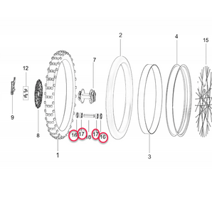 Bearing Kit | Rear Wheel | Surron LBX | Talaria Sting MX3 / MX4