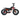 Golden Cycles Big Boy E-bike with 350W motor, red frame and fat tires, ideal for road, dirt, and boardwalk adventures.