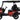 Red TrailMaster TBM X4 electric golf cart with 5kW lithium battery, foldable windshield, carbon fiber wheel, LED lights, and 22” rims.