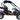 TrailMaster Blazer i200R Electric Go Kart with canopy, side view, 48V lithium battery, mid-sized kids kart, safety features visible
