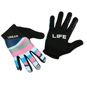 "CHUG LIFE" MTB Gloves - 4-way stretch, phone swipe, snarky graphics