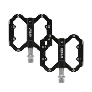 Lightweight Flat Platform MTB Pedals - Black