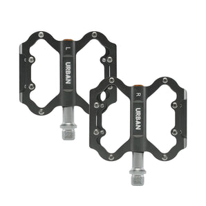 Lightweight Flat Platform MTB Pedals - Silver