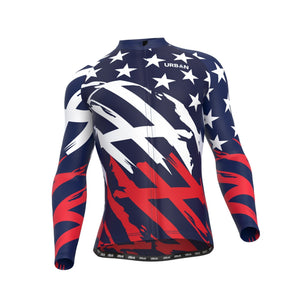 Men's All-American Super Roubaix Thermal Long Sleeve Jerseys / Bib Tights