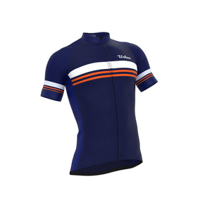 Men's Classic Blue Short Sleeve Jerseys / Bib Shorts