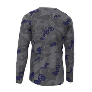 Men's Long Sleeve Camo MTB Mountain Bike Cycling Jersey