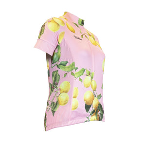 Women's Pink Lemon Short Sleeve Jerseys / Shorts