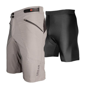 The Shredder - Men’s MTB Off Road Cycling Shorts Bundle with Padded Undershorts