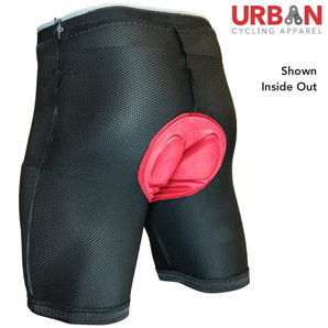 Urban Cycling Padded Undershorts Underliner with Premium Antibacterial G-Tex pad (compatible with Pub Crawler or Single Tracker shorts)